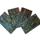 Abalone Shell Shellshell Abalone Sheet HCX006 Blue High-gloss New Zealand Abalone Shell Sheets