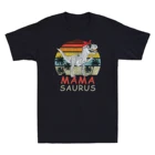 Rex Mamasaurus Rex T-Shirt Dinosaur Mama Saurus Family Matching Women Cotton Tee
