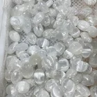 Natural Wholesale High Quality Natural Gemstone Healing Crystal Polished Selenite Palm Stone