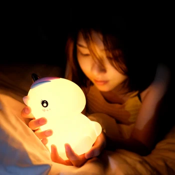Baby Bedside Nightlight Silicone Cute Led Night Light Kids Lamp For Nursery