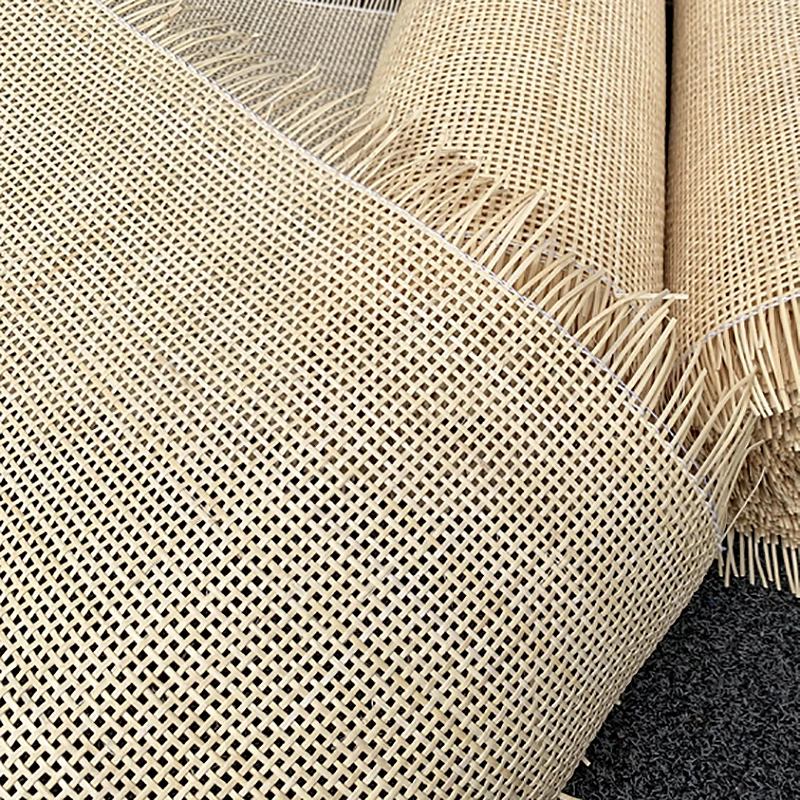 Natural Rattan Indonesian Cane Webbing Roll Material for Furniture