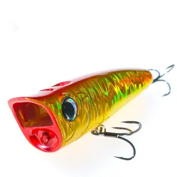 Wholesale Top Water Popper Lure 8.5g 15g Saltwater Floating Popper Bait Big Game GT Tuna Sea Fishing Lure Popper