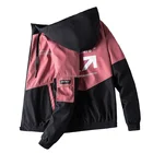 Wind Jacket CMJ2041 Men Stylish Clothing Hooded Wind Breaker Jacket