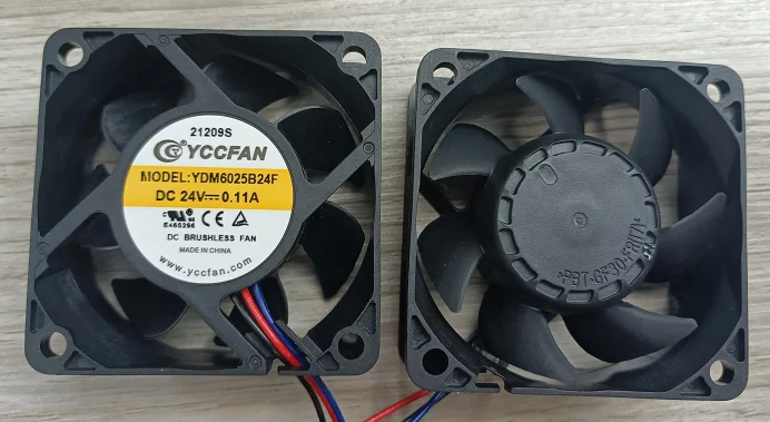 Ycc Fan, 60*60*25mm, 6025, Axial, 5V/12V/24V - detail 2