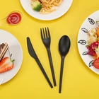 Cutlery Eco Friendly Biodegradable Disposable Dinnerware Cutlery Travel Set Disposable Plastic Fork