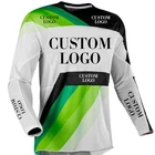 Football Custom Logo Multi-colors Quick Dry Breathable Race Bick Jersey Wear Long Sleeves Football Jersey Shirt