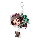Bulk Charms Anime Keychain Manufacturers Kawaii Bulk Merchandis Custom Anime Transparent Clear Acrylic Keychain Charms