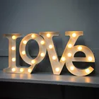 Light Light 3d Sign 3D Giant LOVE Letters Bulb Word Wedding Marquee Large Light Up Character 4FT Led Sign