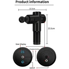 2020 Portable Handheld LCD display Brushless Cordless Low Noise Automatic Muscle Massage Gun