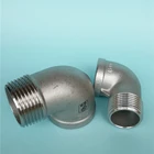 Steel Elbow 90 Degree Elbow Top Quality Stainless Steel Pipe Fittings Screwed Threaded 90 Degree Equal Elbow