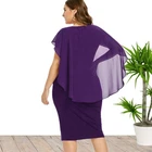 Summer Women Summer China New Design Summer Women 3 Color Chiffon Plus Size Elegant Asymmetric Shawl Dress
