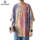 Shirt Hoods Black T-shirt Gesenda Couple T Shirt With Hoods Black Vintage T Shirt T-shirt Tye Die