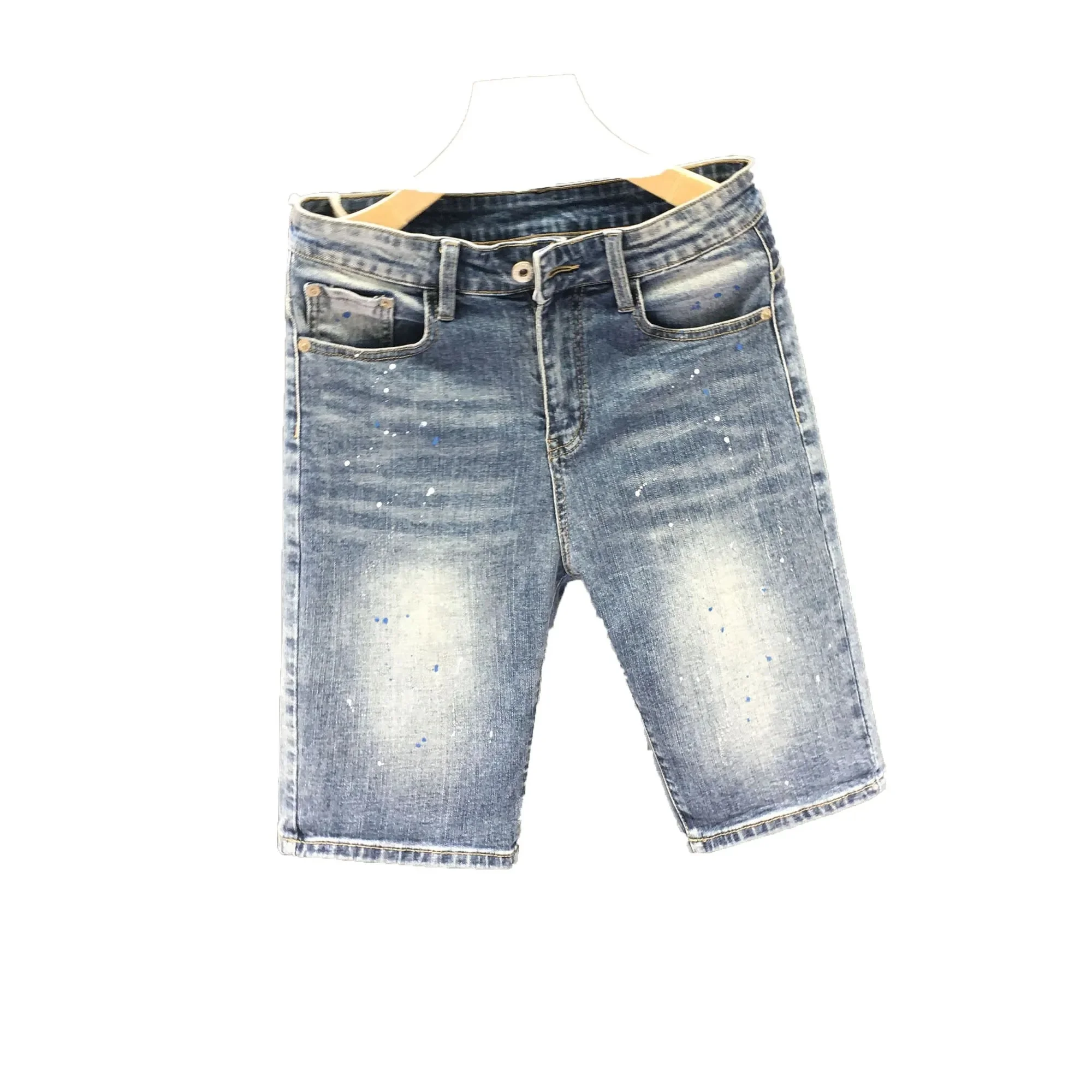 Wholesale summer street wear vintage short half shorts Loose work shorts Fashion men Jorts loose denim shorts