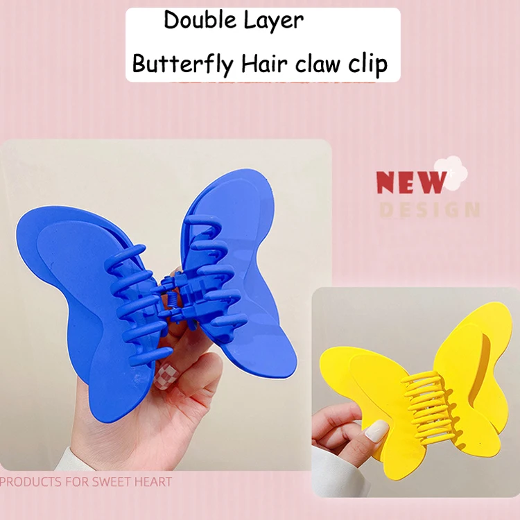 CC same paragraph oversized 15CM  butterfly hairpin for women hair grab giant grab clip hairpin hair accessories