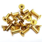 Brass Screws Screw Brass M2 M4 Brass Gold Chicago Screws Leather Repair Screw Post Fastener