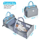Diaper Bag Baby Diaper Bag Soft Breathable Baby Diaper Bag Bed Backpack Fashion Nappy Diaper Bed Bag