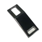 Zinc Bag Bright Silver Zinc Alloy Zipper Bag With Smooth Zip Pull Piece
