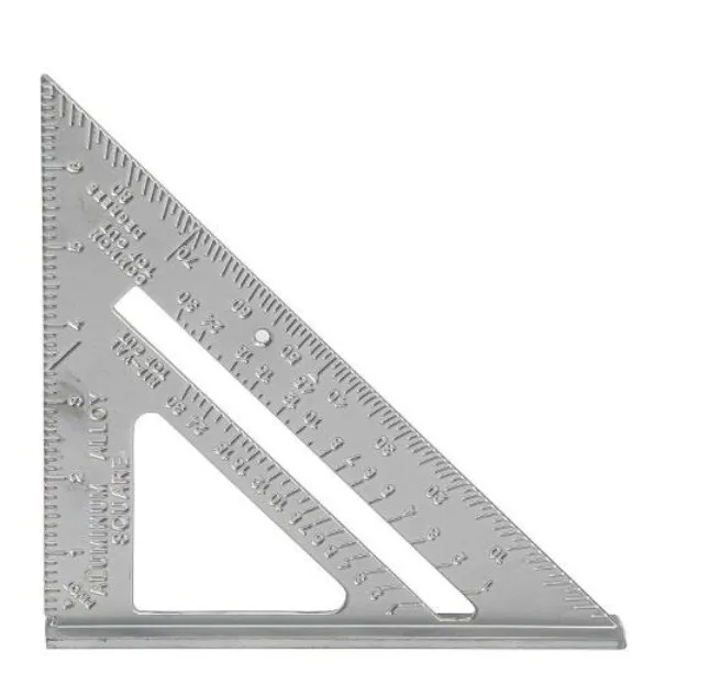 7" ROOFERS SPEED SQUARE Alloy Rafter Angle Measuring Roofing Construction Tool 