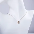 Jewelry Initial Gold Plated Chain Stainless Steel Pendant Necklace Jewelry Women's