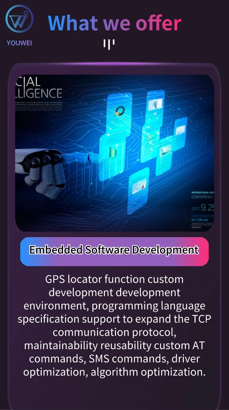 YOUWEI Mini Wireless GPS Tracker with 96H Battery Life for Real-Time Vehicle Tracking System