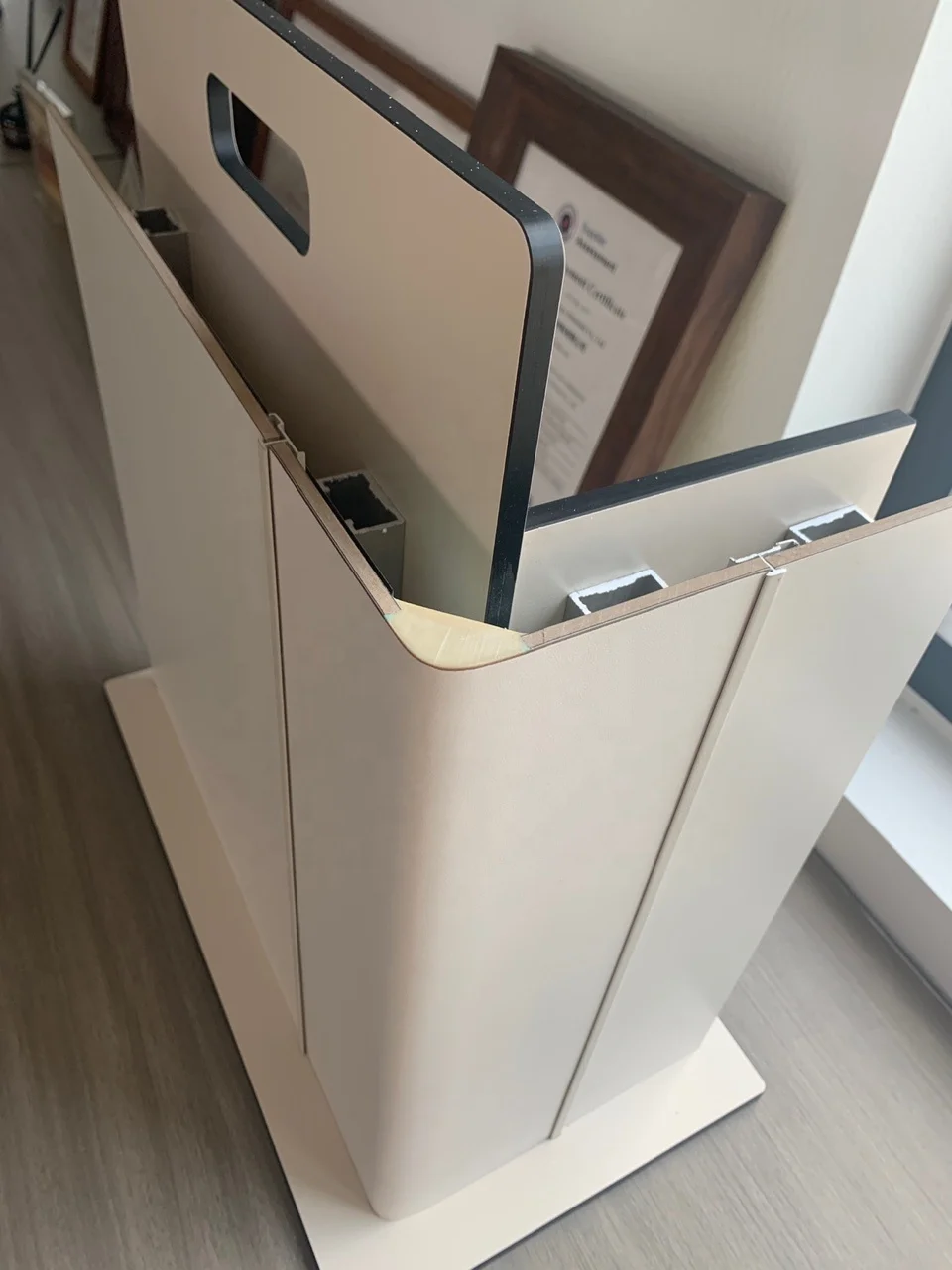 Modern Wall Panel Decor Exterior HPL Cladding Panel UV Protection Building Staircase Bathroom Warehouse Outdoor Apartment details