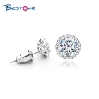 Stud Earrings Bestone Hot Sales AAA Grade Cubic Zirconia Brass Stud Earrings