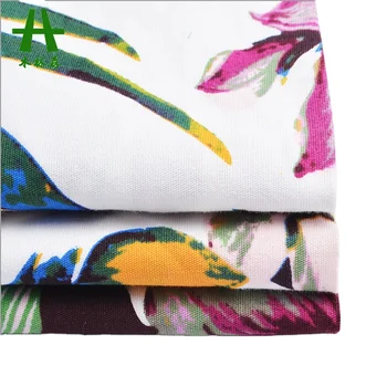 Mulinsen Textile Woven Printed Poplin Cotton Canvas Fabric with Elasticity