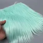Soft Long Pile Carpet Fur Plush Fabric 100 Polyester Drowning Look Faux Fur Wholesale Comfortable 80mm Coat Toy Shoe