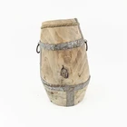 Craft Ornaments CF19046A Wholesale Craft Supplies Flower Pots Wooden Ornaments Dough Pots For Flowers