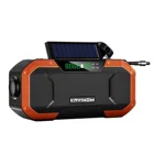 Multifunctional Hand Charging Solar FM AM Radio Wireless LED Digital Speaker With Power Bank Flashlight