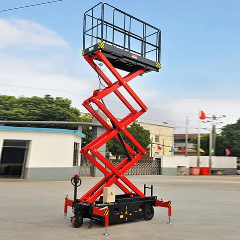 Working Platform Lift Small Platform Scissor Lift Hydraulic Mobile