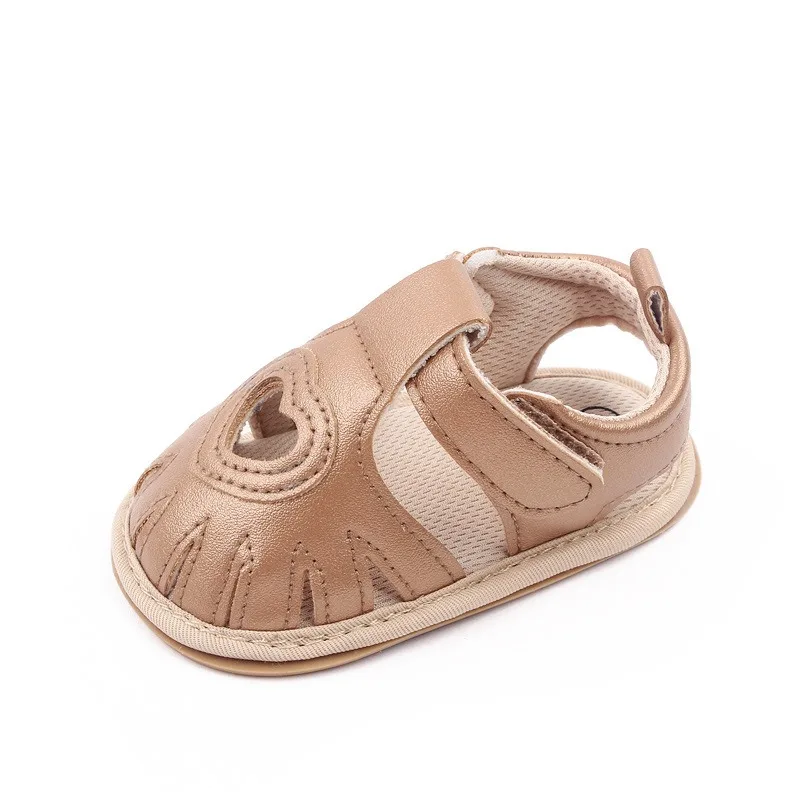 2024 Summer Infant Sandals with Non-Slip PU Leather Soles for Comfort and Safety