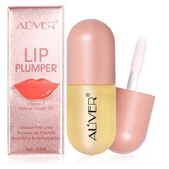 ALIVER natural lip plumping liquid vitamin E to reduce fine line make the lips fuller