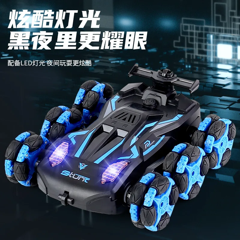 USSE New Arrivals Remote Control Car, 360 Degree Rotating toy Cars RC with Wheel lights and headlights Double-Sided