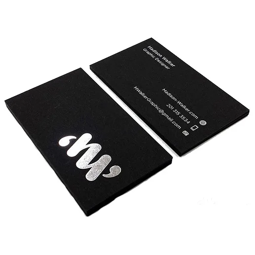 Luxury Custom Paper Business Card Thick High Quality Embossed/Debossed Card with Logo Printing