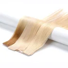 Hair Extension Hair Tape Extensions Free Sample 100% Raw Indian Hair Tape Hair Extension Cuticle Aligned Hair