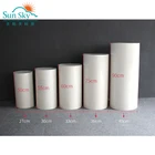 Acrylic Wholesale Large Plinths Display Acrylic White Pink Wedding Round Acrylic Round Wedding Plinth