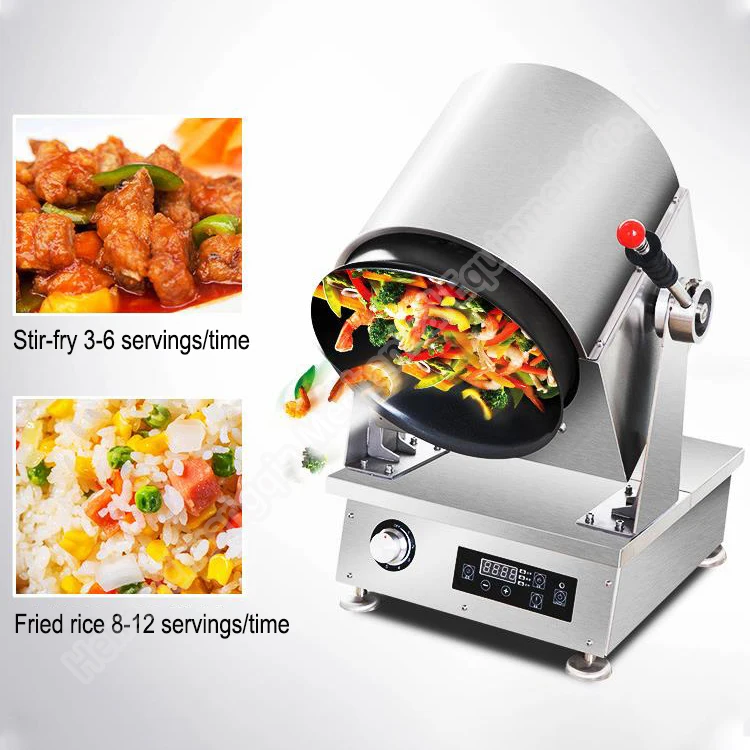 Source Robot wok rotatif industriel, machine de cuisine automatique pour  faire sauter le riz on m.alibaba.com