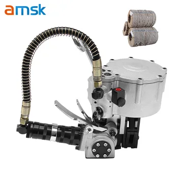 KZ32 Electric Semi-Automatic Handheld Pneumatic Banding Machine Used Steel Strapping Tool Food Case Seal Textile Packaging