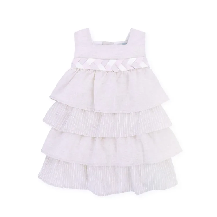 2023 New Arrival Fashion Children's clothing summer short sleeve girl's Party dress Fashion Ruffled Ball Gown for little girls