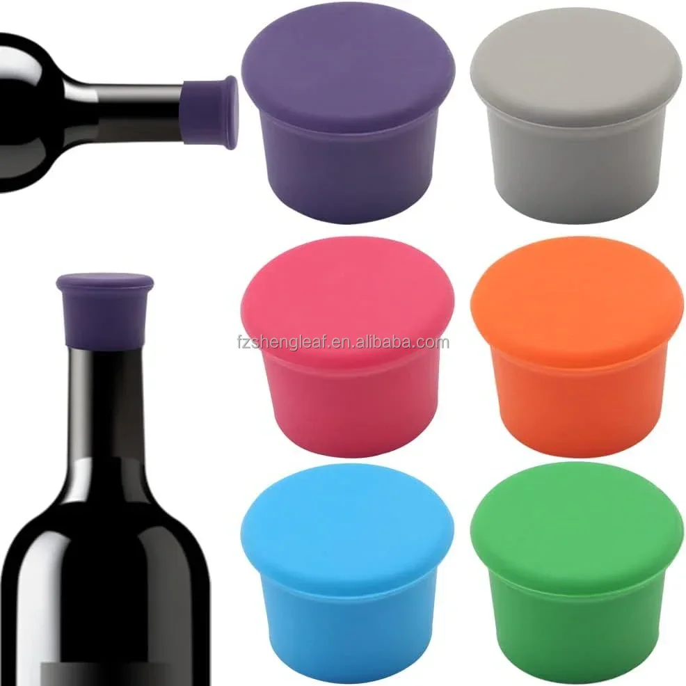 product personalized customized cork wedding wine bottle stopper leak proof food grade silicone with zinc alloy for your special day-0