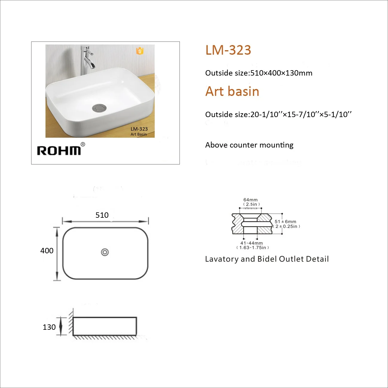 LM323 Art Wash Basin White Ceramic Wash Basin Bathroom Sink supplier