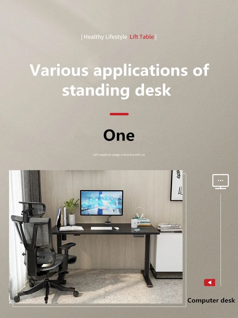 Brikley Height Adjustable Standing Desk Office Desk Kids Study Table Computer Desk for Home factory