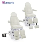 Furniture Anteeth Podiatry Clinic Furniture Luxury PVC Leather 5 Motor Split Electric Pedicure Bed Podiatry Message Chair