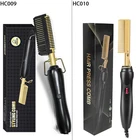 Hair Straightener Professional Gold Hair Straightener Hot Comb Flat Iron Hair Straightener Comb