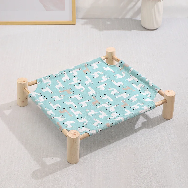 HUAYI 2024 Summer Big Size Pet Supplies Portable  Breathable Elevated Pet Bed