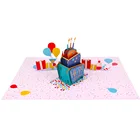 Cards Thanks Card WINPSHENG Custom 3d Birthday Laser Cut Cake Pop Up Invitation Cards