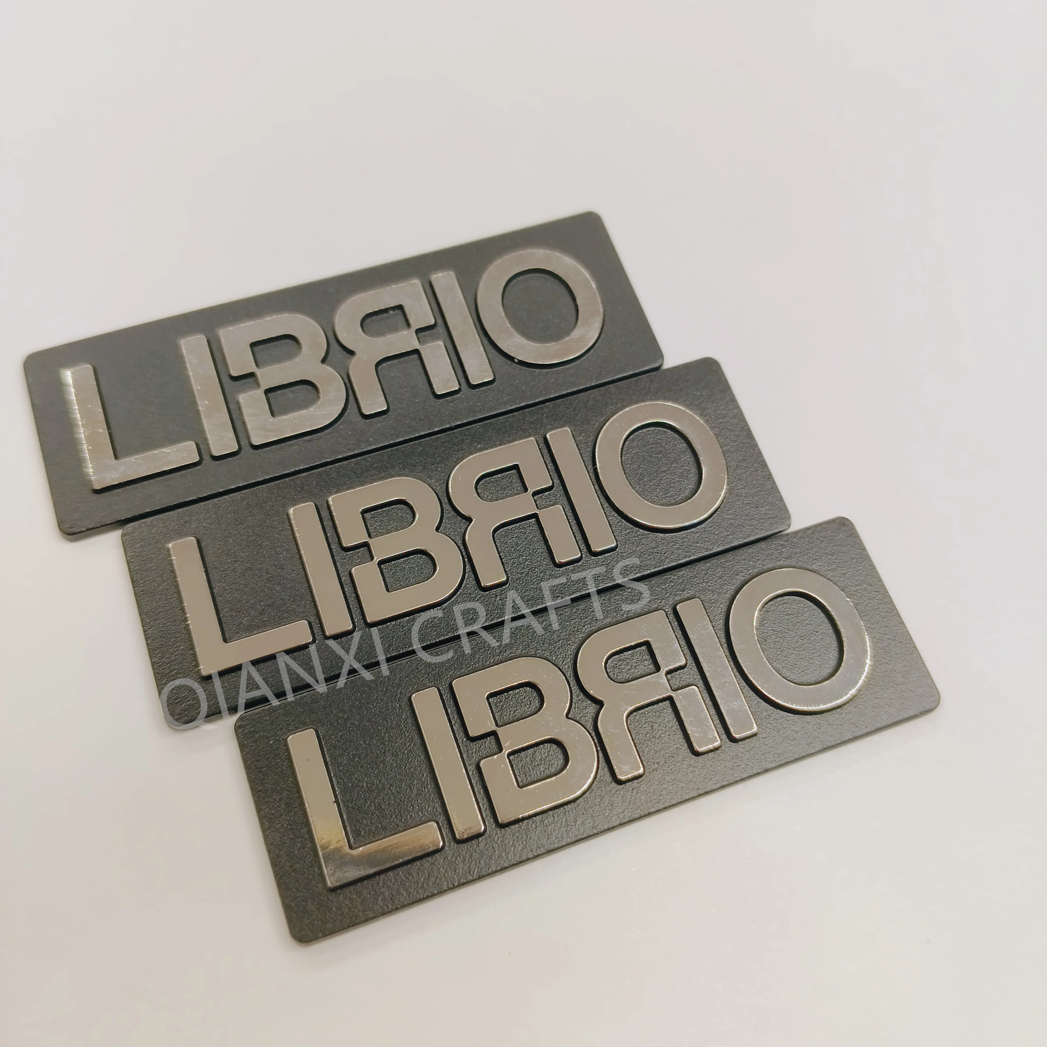 product customized logo sign nameplate label pin button badge blank zinc alloy brushed metal nameplate-3