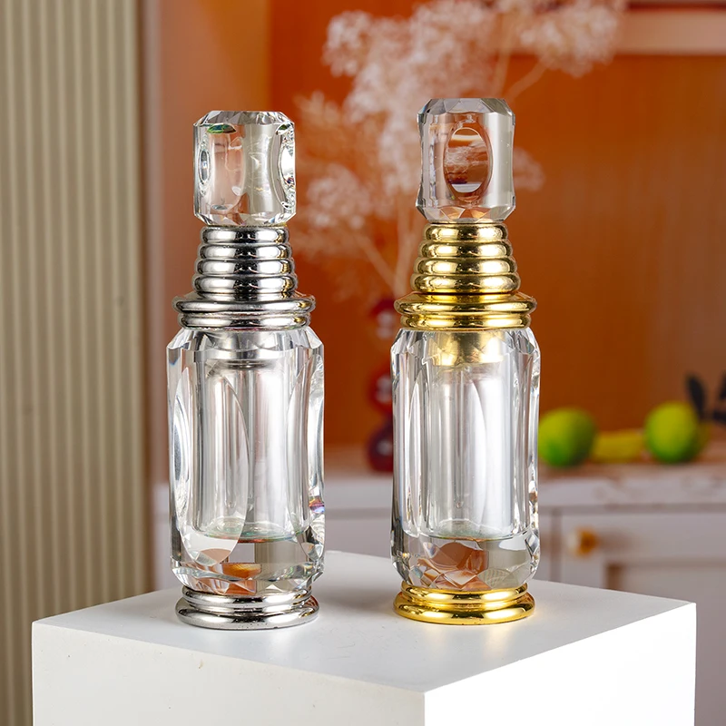 product small bridge new hot selling 6ml empty glass bottle high end elegant customizable crystal perfume bottle-10