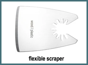 flexible scraper